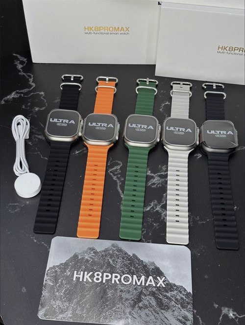 Умные часы HK 8 PRO MAX 49 мм, черные Papa-Electro Магазин электронных товаров
