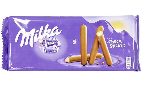 Milka Lila Stix палочки-печенья покрытые молочным шоколадом, 112 г Papa-Electro Магазин электронных товаров