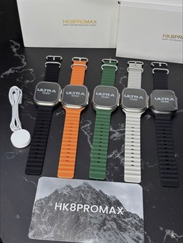 Умные часы HK 8 PRO MAX 49 мм, черные Papa-Electro Магазин электронных товаров