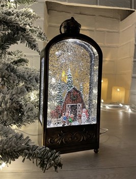 Новогодний фонарь-светильник Дед Мороз в грузовике Papa-Electro Магазин электронных товаров